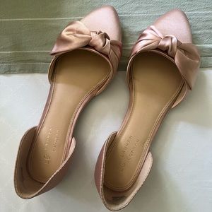 LC Lauren Conrad Pink Satin Flats